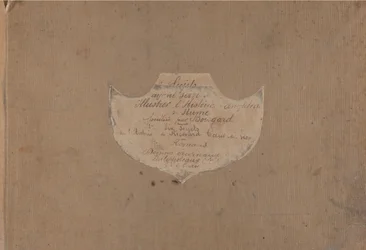 Album of 107 preparatory drawings to illustrate David Hume