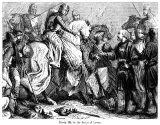 Henry III at the Battle of Lewes, 14th May 1264