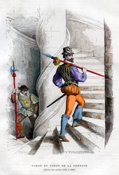 Officer of the Guards, Garde du Corps de la Prévôté 1574-1589 1882-1884