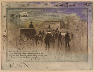 Funeral Procession on the Boulevard de Clichy