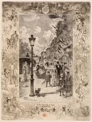 La Fête nationale au Boulevard Clichy
