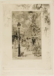 National Holiday on the Boulevard Clichy