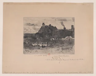Small Thatched Cottages, 1878