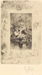 Title Page for Lettres de Mon Moulin, c. 1885