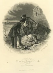 David Copperfield: Saved From Destruction, engraved by H.B. Hall und Sons, 1867