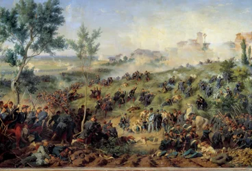 View of the Battle of Montebello di Casteggio, 20 May 1859