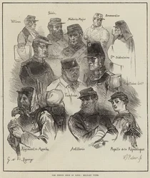 The French Siege of Paris, Military Types