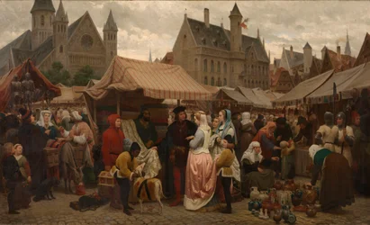 A Fair in Ghent in the Middle Ages
