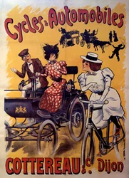 Poster for Cycles and Cars Cottereau et Compagnie, Early 20th Century