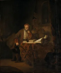 A Scholar in His Study (c.1640)