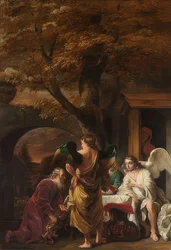 Abraham and the Three Angels. 1660-63