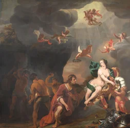 Aeneas Receiving a New Set of Armour from Venus