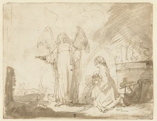 Hagar and the Angel at the Well on the Way to Shur