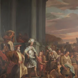 King Cyrus Handing over the Treasure Looted from the Temple of Jerusalem