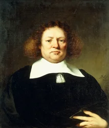 Portrait of a Gentleman, said to be Lord Hebdon, half-length, wearing a black costume and white collar