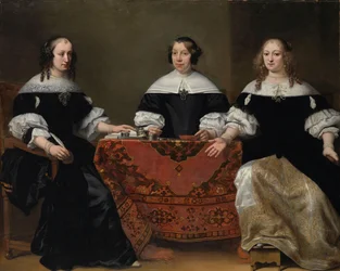 Portrait of the Three Regentesses of the Leprozenhuis, Amsterdam
