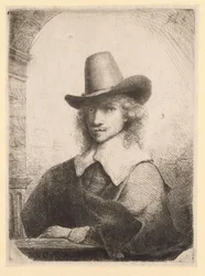 Portrait of a Man with a Tall Hat