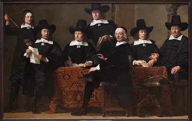 President of the Amsterdam Wine Merchants Guild (Netherlands). Painting by Ferdinand Bol (1616-1680)