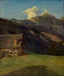 The Alpine Hut on the Hoisenrad near Ischl