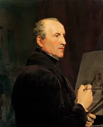 Self-Portrait in Front of the Easel