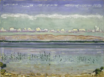 Lake Geneva with Jura Hills
