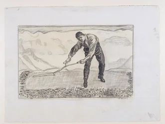 Mower in the Field