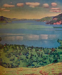 The Lake of Thun, from Leissigen