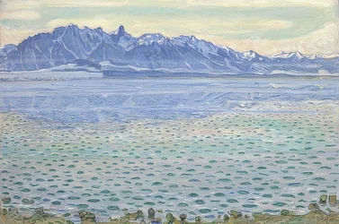 Lake Thun with Stockhorn Chain