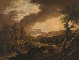 Landscape with Sunset