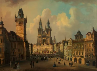 The Old Town Square in Prague