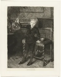 Boy Blowing Bubbles