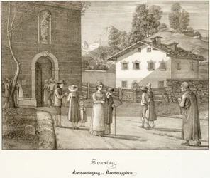 Sunday: Going to Church Near Berchtesgaden