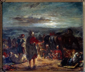 Arab Camp at Night