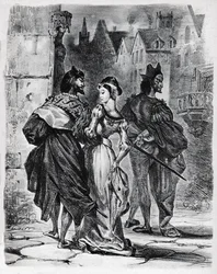 Faust, Gretschen and Mephistopheles