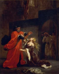 Othello, Act I, Scene 3: Desdemona at the Feet of Her Father
