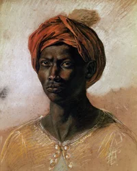 Portrait of a Turk in a Turban, c.1826