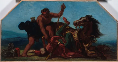 Sketch for the Salon de la Paix at Paris City Hall: Hercules Defeats Hippolyta, Queen of the Amazons, between 1849 and 1852