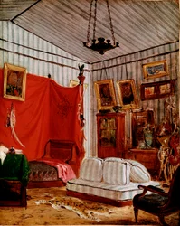 Study for Interior with Two Portraits