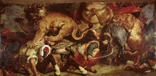 The Lion Hunt, 1855