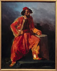 Turkish Sitting (Presumed Portrait of Paul Barroilhet)