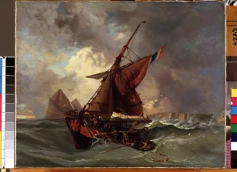 Ships at Stormy Sea