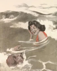 In the Play of the Waves / Gracious Miss, the Ocean is Yours