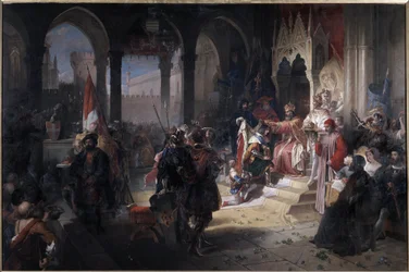 Amedee VIII the Pacific was Crowned Duke of Savoy by Emperor Sigismund I of the Holy Empire on 19/02/1416 During His Visit to Chambery