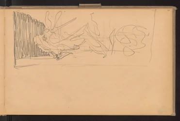 Fruit Trees in the Garden, Sketch