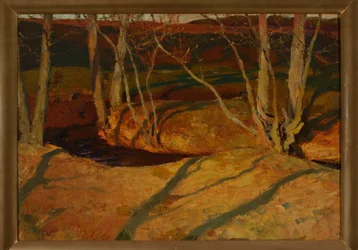Autumn Landscape at Sunset