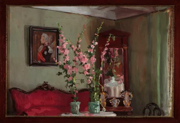 Interior of the Salon in Bohdanów - Mallows
