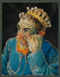 Portrait of Delatroche, Camp Cook, Gustrow