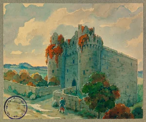 The 306th Infantry at Rest, Berzy le Sec Castle