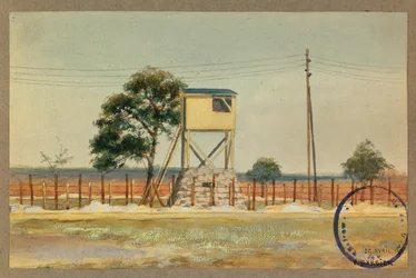 Watchtower and Barbed Wire