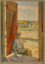 Portrait of a Russian Prisoner, Gustrow